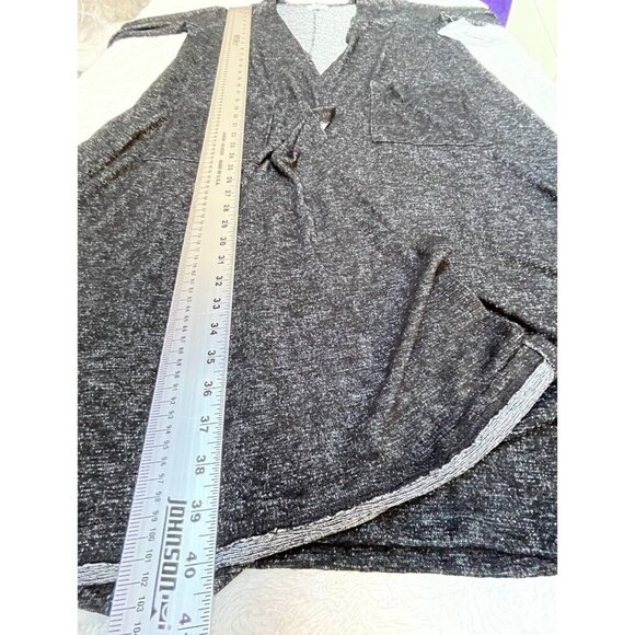 Lularoe Simply Comfortable Black/White Open Front Duster Cardigan Sweater Small - Picture 8 of 8